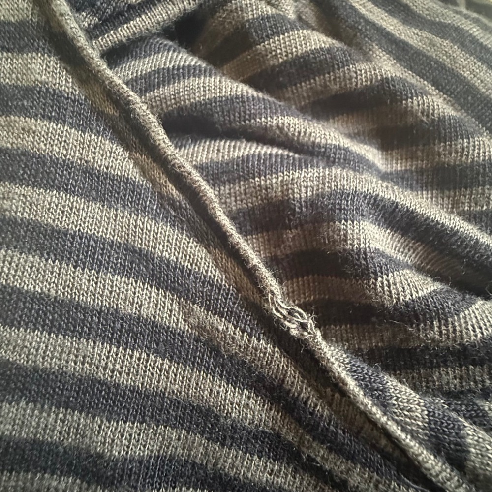 Eileen Fisher Linen Tank Dress Striped Casual Sleeveless Dress M - Picture 9 of 9